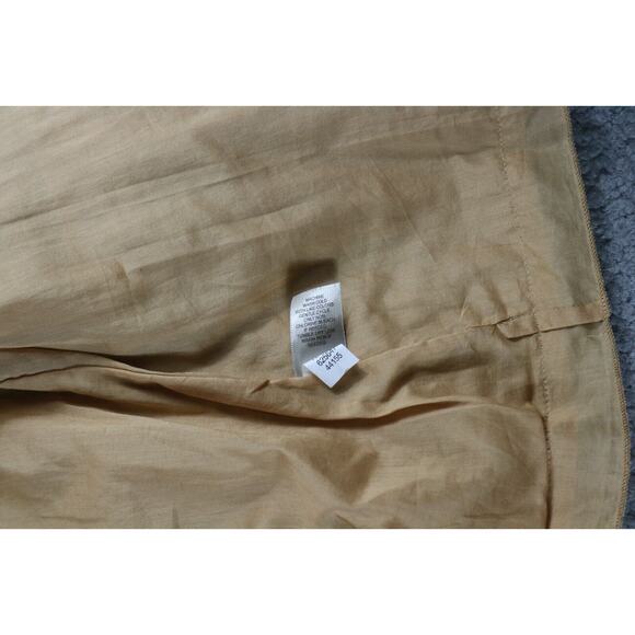 J Jill Jacket Size 20 Brown Floral Embroidered 3/4 Sleeve Button Up Pockets - Picture 9 of 9